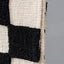 Luxury Bold Checkerboard Knit Throw Blanket - Black & White